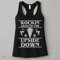 Rockin Around The Upside Down Ugly Christmas Women's Tank Top thumb 3