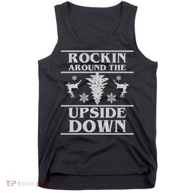 Rockin Around The Upside Down Ugly Christmas Tank Top