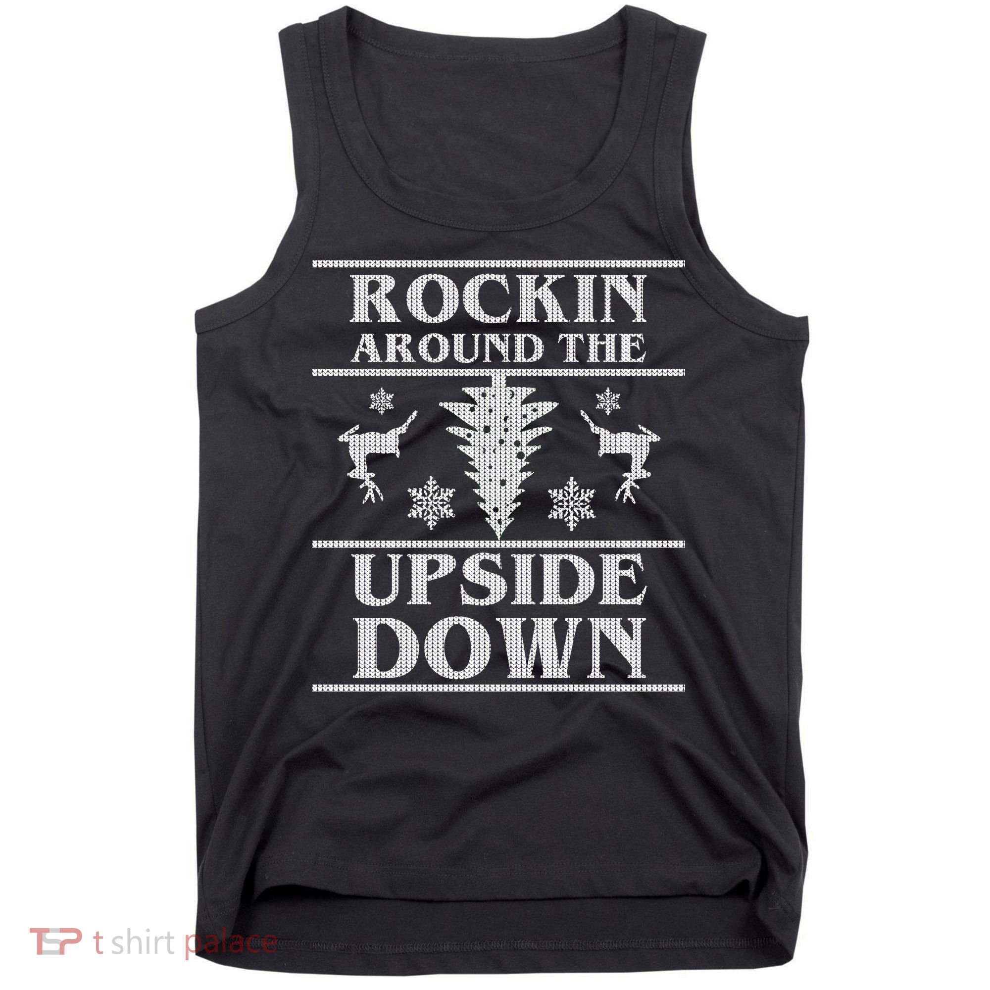 Rockin Around The Upside Down Ugly Christmas Tank Top