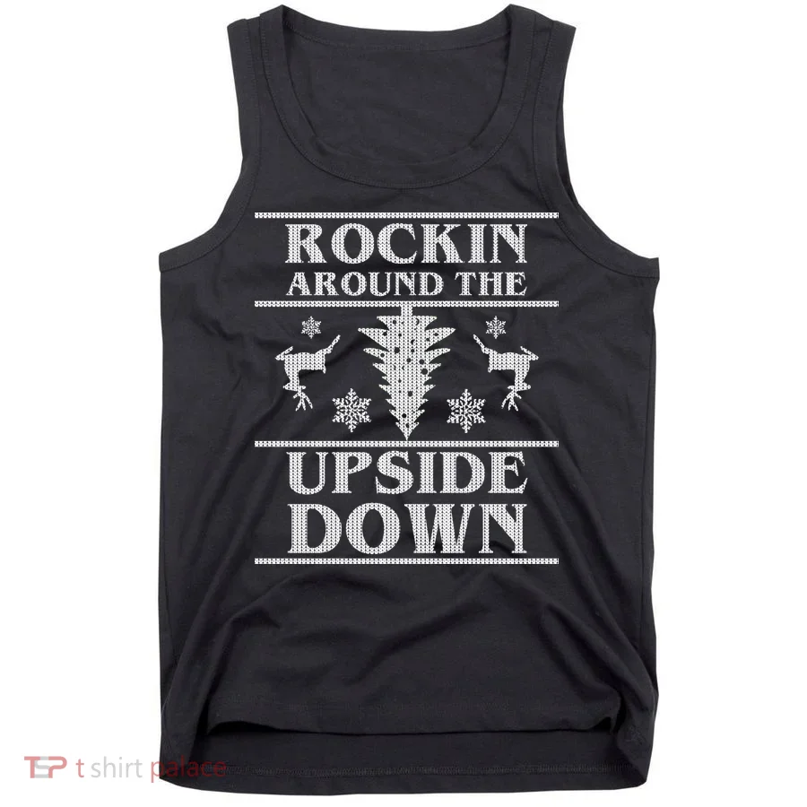 Rockin Around The Upside Down Ugly Christmas Tank Top