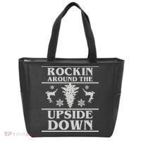 Rockin Around The Upside Down Ugly Christmas Tote Bag thumb 0