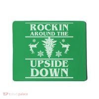 Rockin Around The Upside Down Ugly Christmas Mousepad thumb 0
