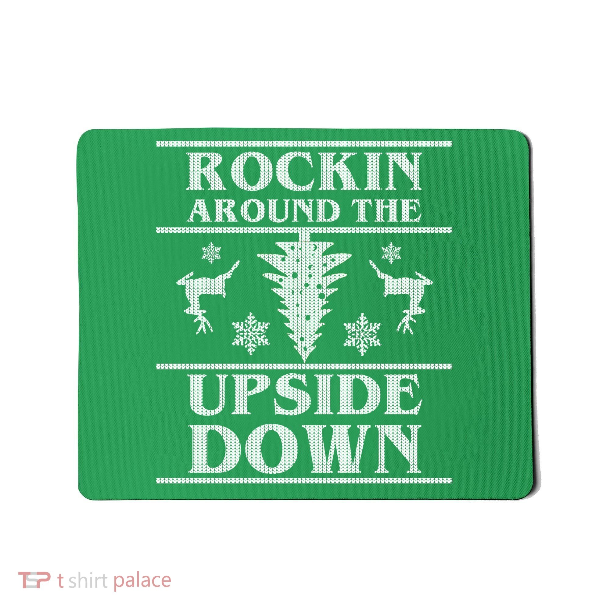 Rockin Around The Upside Down Ugly Christmas Mousepad