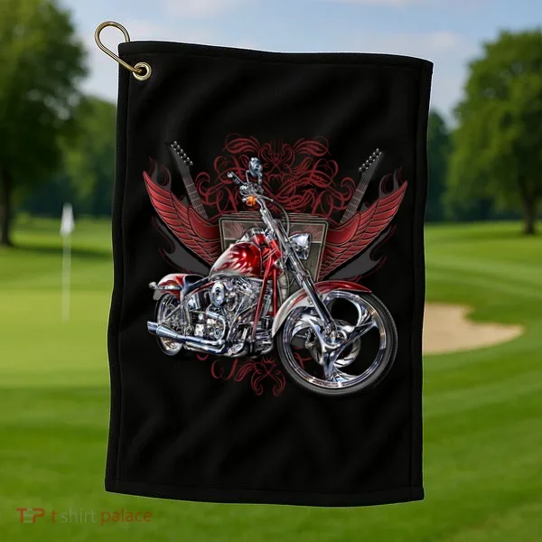 Rockin' Chopper Golf Towel