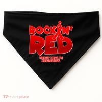 Rockin Red Heart Health Awareness USA-Made Doggie Bandana thumb 0