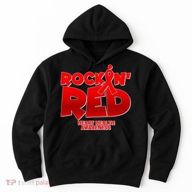Rockin Red Heart Health Awareness Hoodie