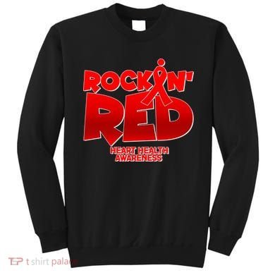 Rockin Red Heart Health Awareness Sweatshirt