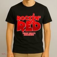 Rockin Red Heart Health Awareness T-Shirt thumb 3