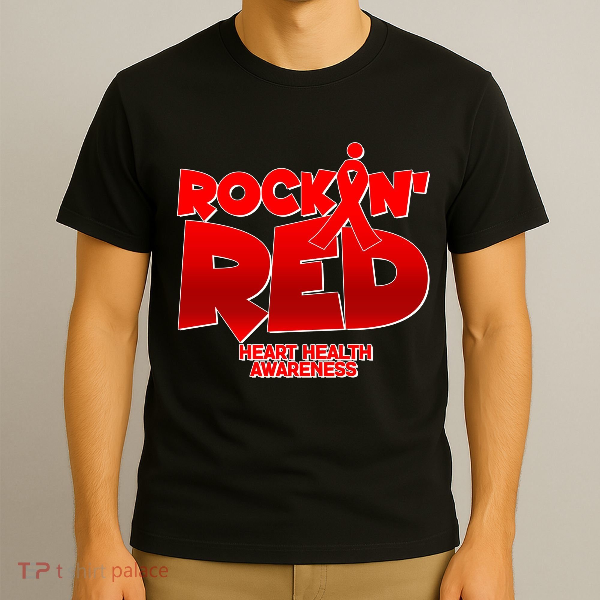 Rockin Red Heart Health Awareness T-Shirt