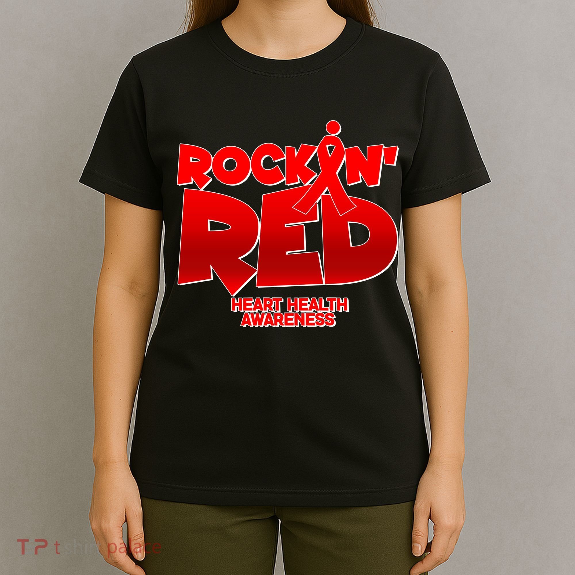 Rockin Red Heart Health Awareness T-Shirt