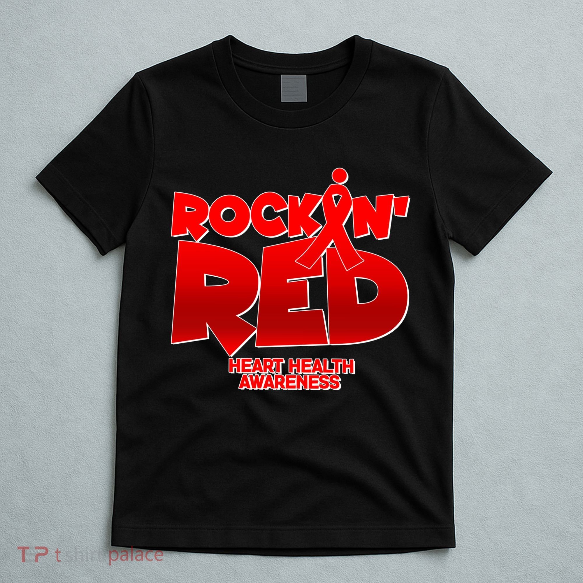 Rockin Red Heart Health Awareness T-Shirt