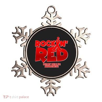 Rockin Red Heart Health Awareness Ornament