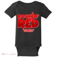 Rockin Red Heart Health Awareness Baby Bodysuit thumb 0