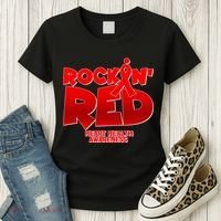 Rockin Red Heart Health Awareness Women's T-Shirt thumb 3