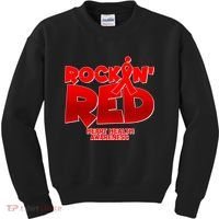 Rockin Red Heart Health Awareness Kids Sweatshirt thumb 0