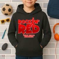 Rockin Red Heart Health Awareness Kids Hoodie thumb 2