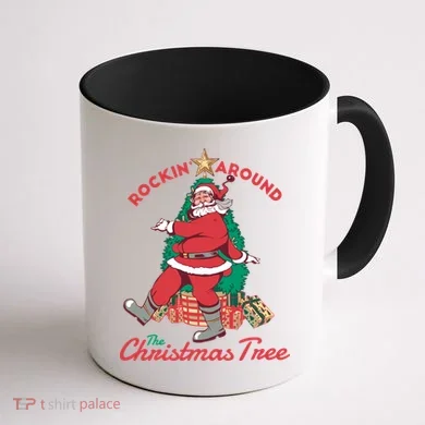 Rockin Santa Coffee Mug back