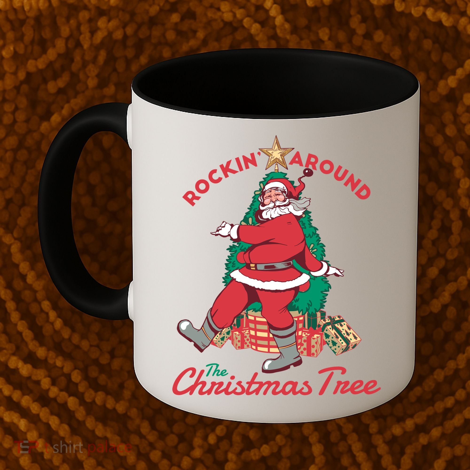 Rockin Santa Coffee Mug