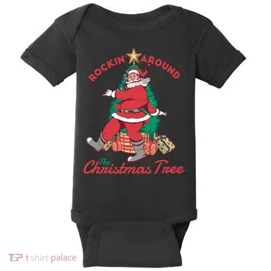 Rockin Santa Baby Bodysuit