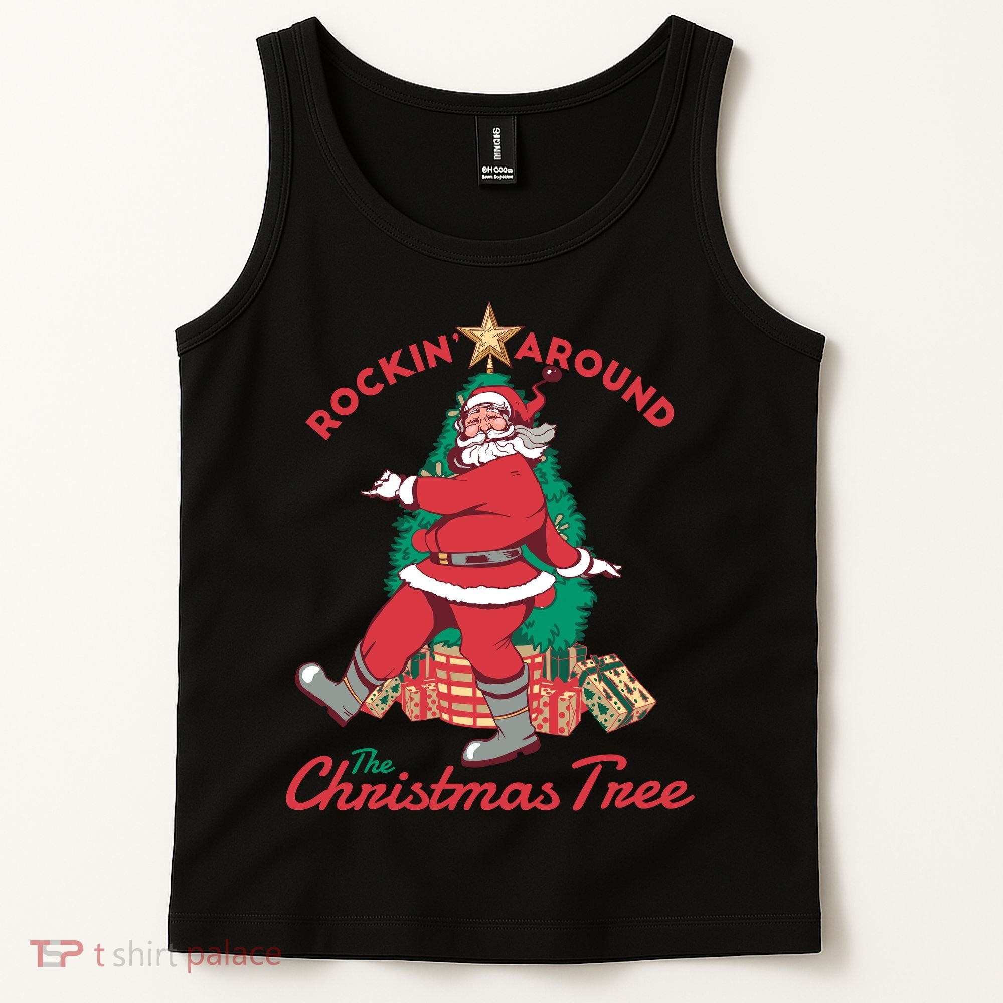 Rockin Santa Tank Top
