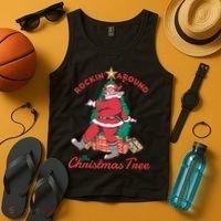 Rockin Santa Tank Top thumb 4