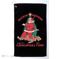 Rockin Santa Golf Towel thumb 0