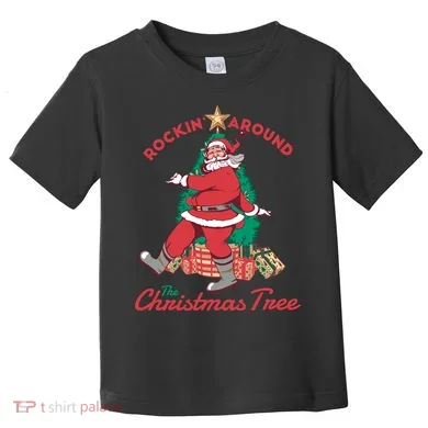 Rockin Santa Toddler T-Shirt