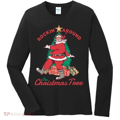 Rockin Santa Women's Long Sleeve Shirt