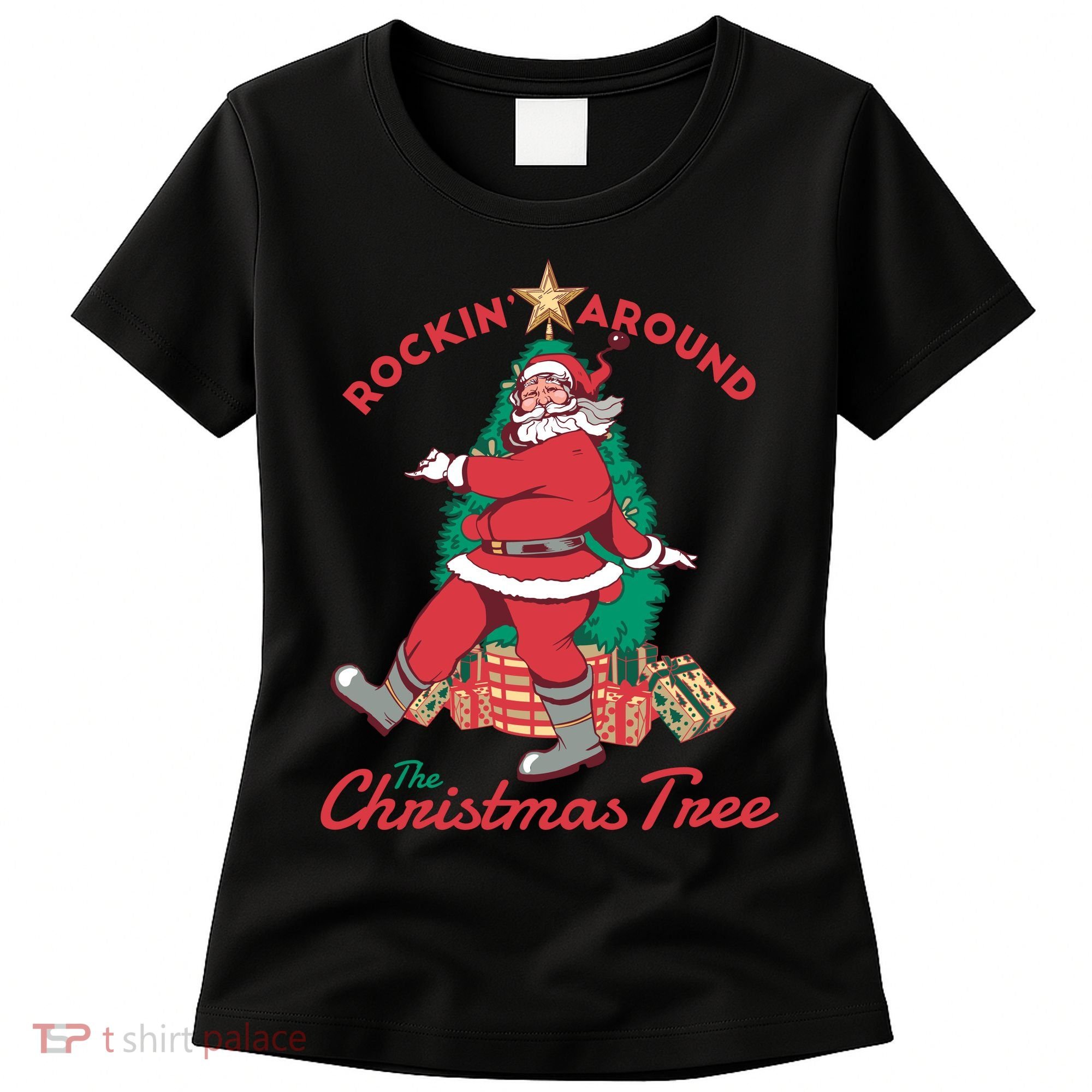 Rockin Santa Women's T-Shirt