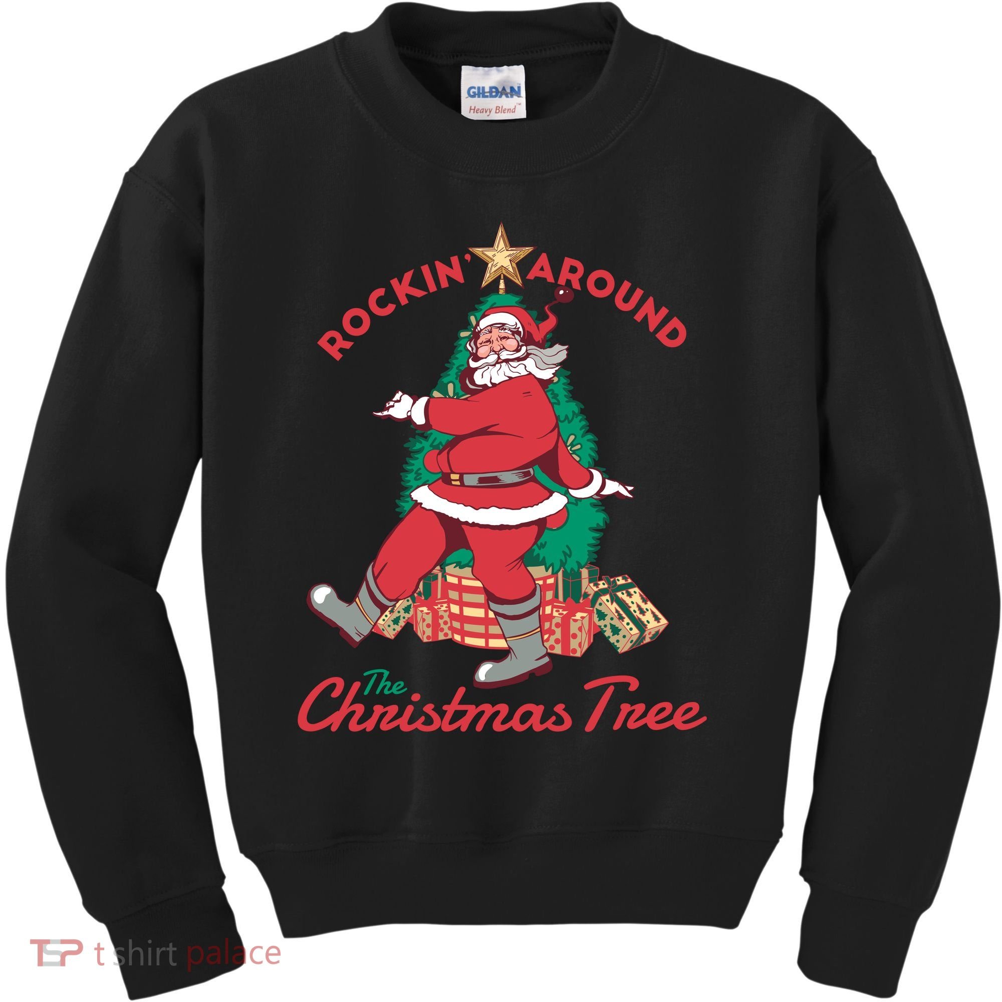 Rockin Santa Kids Sweatshirt