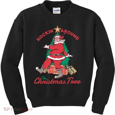 Rockin Santa Kids Sweatshirt