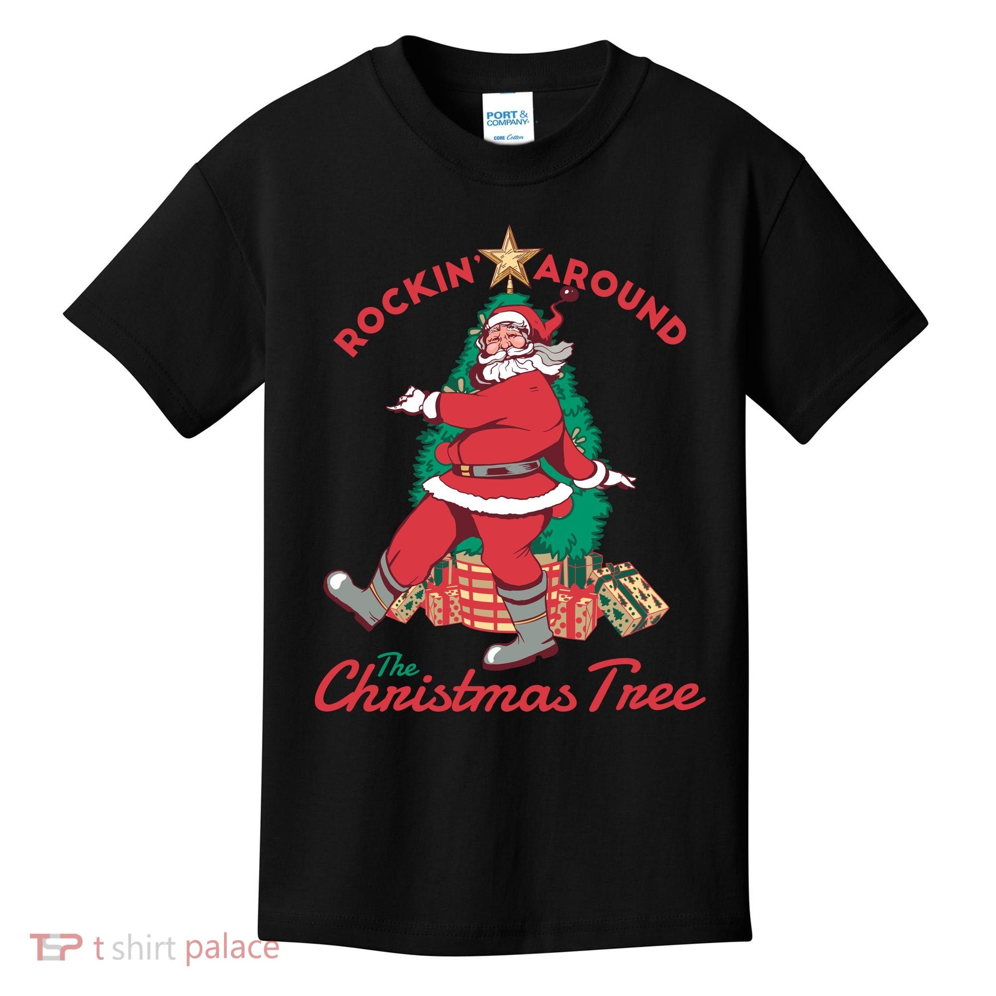 Rockin Santa Kids T-Shirt