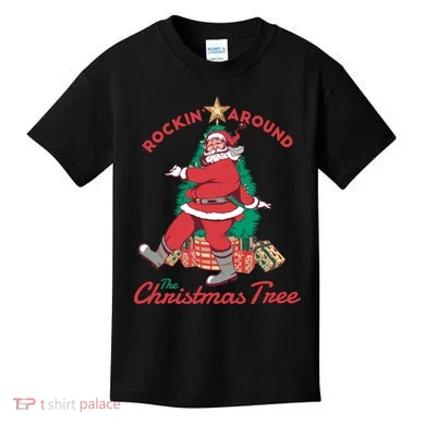 Rockin Santa Kids T-Shirt