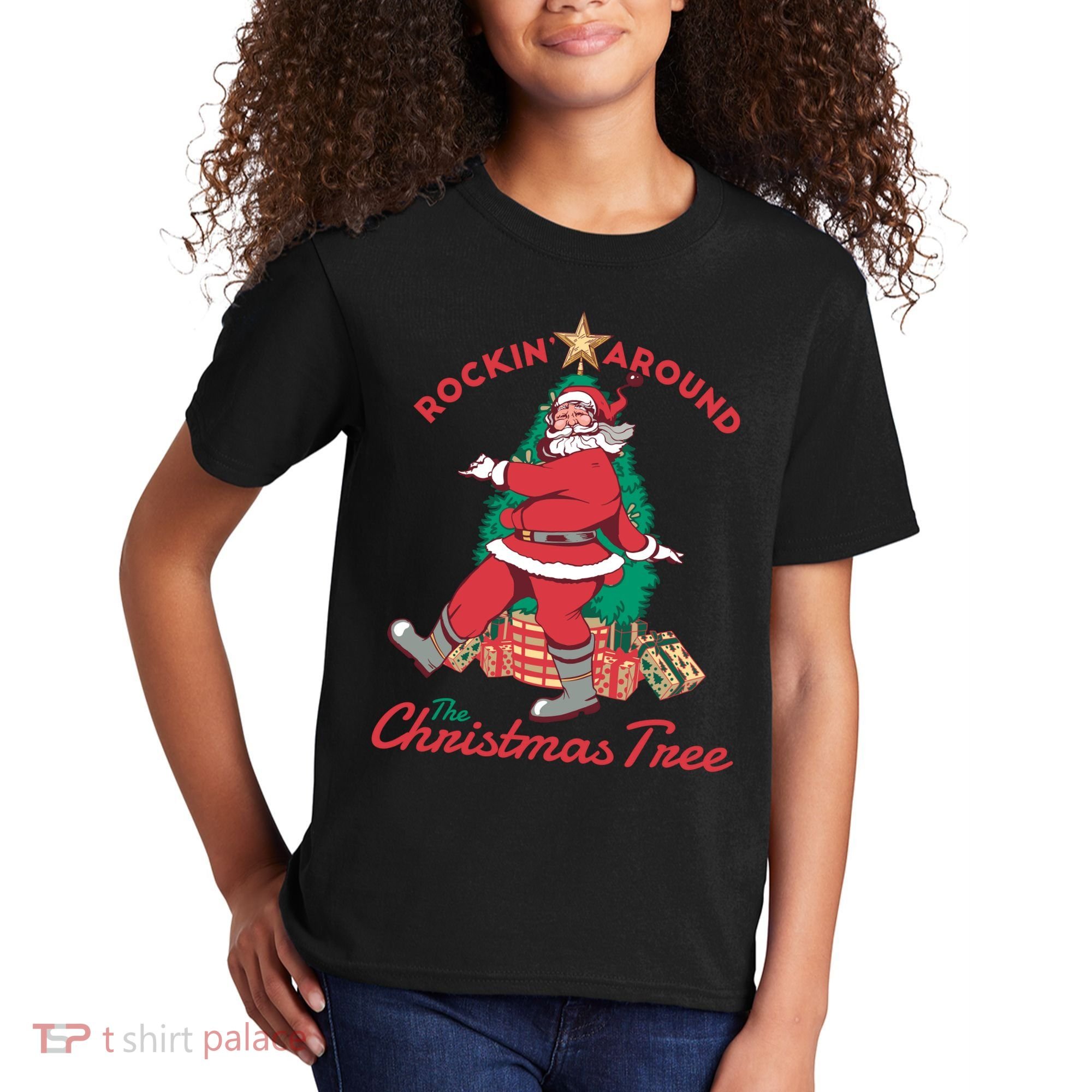 Rockin Santa Kids T-Shirt