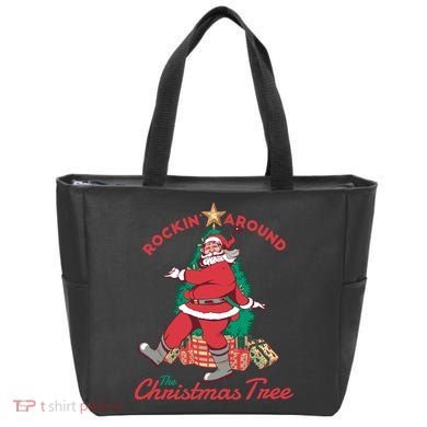 Rockin Santa Tote Bag
