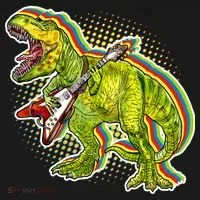 Rockin T-Rex Doggie Tank thumb 4