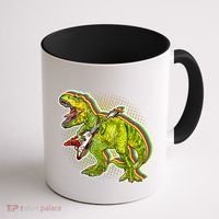 Rockin T-Rex Coffee Mug thumb 1