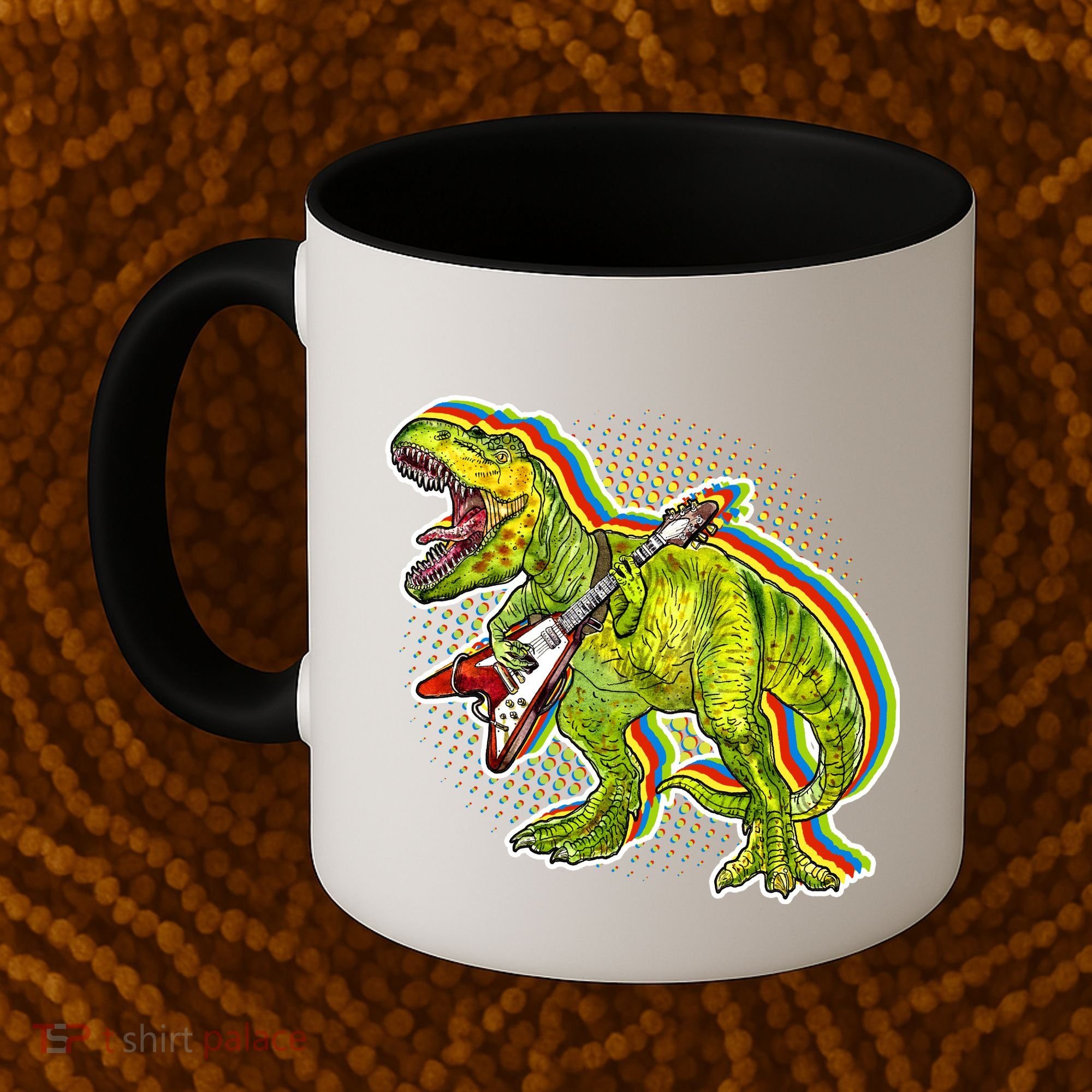 Rockin T-Rex Coffee Mug