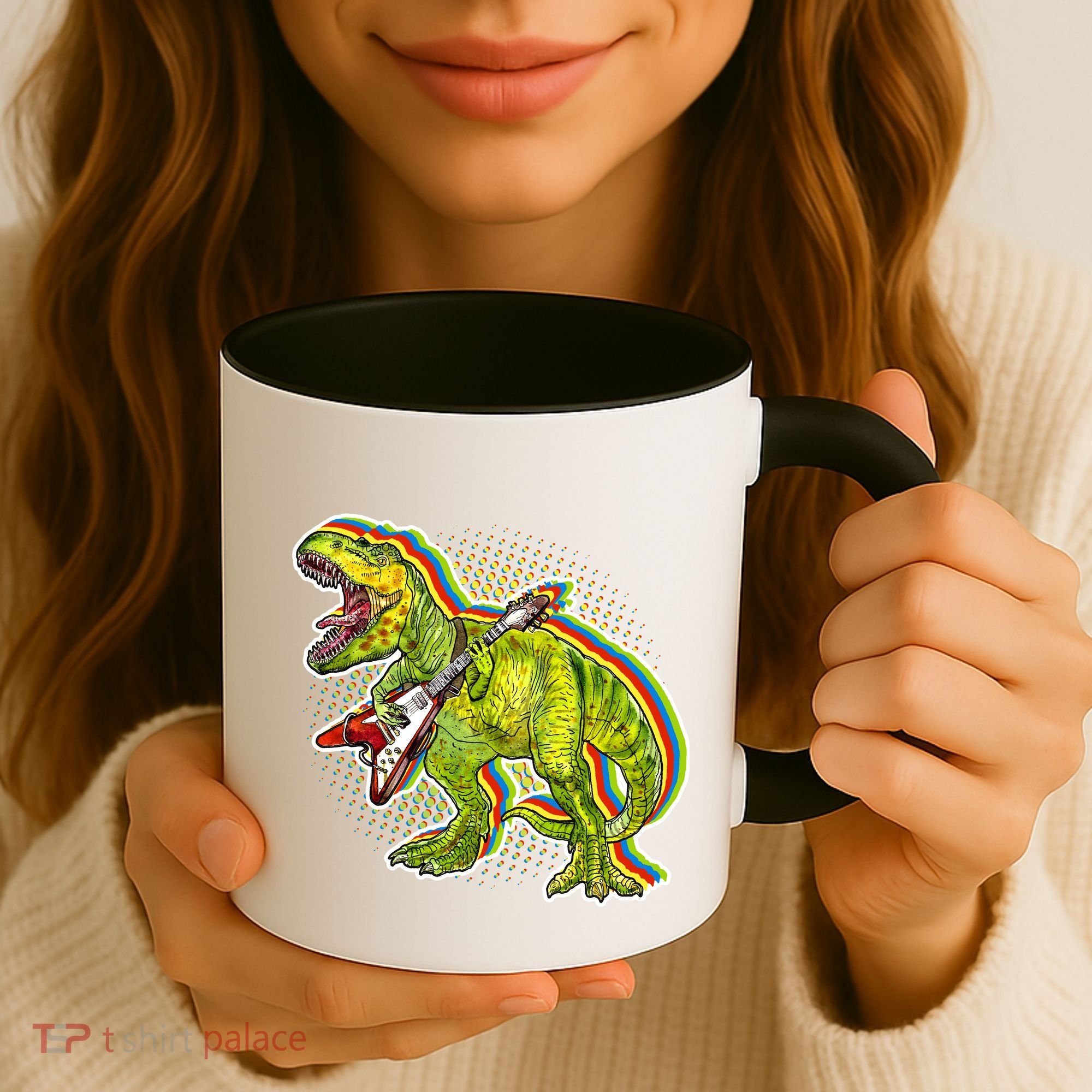 Rockin T-Rex Coffee Mug