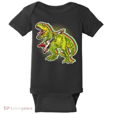 Rockin T-Rex Baby Bodysuit