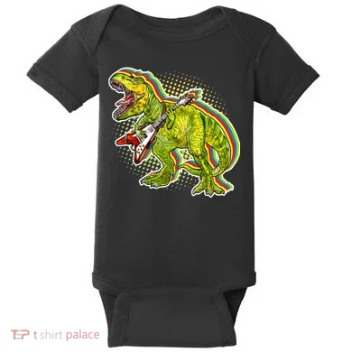 Rockin T-Rex Baby Bodysuit