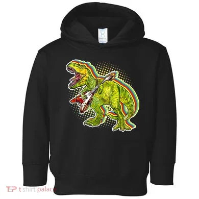 Rockin T-Rex Toddler Hoodie