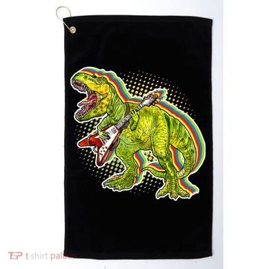 Rockin T-Rex Golf Towel