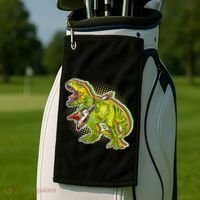 Rockin T-Rex Golf Towel thumb 2