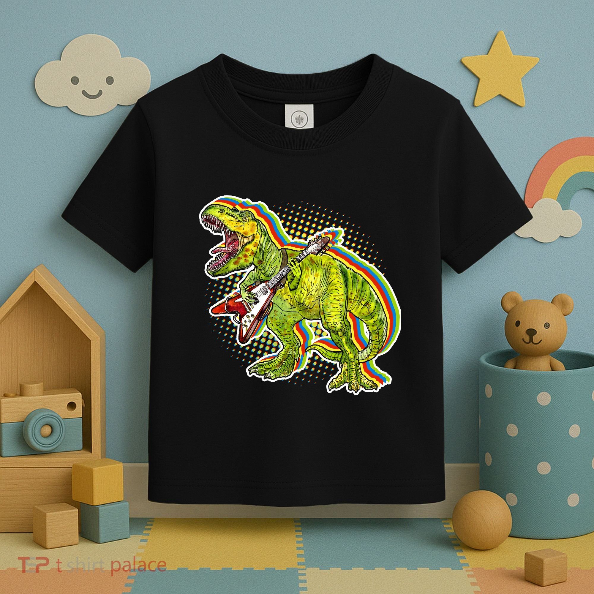 Rockin T-Rex Toddler T-Shirt