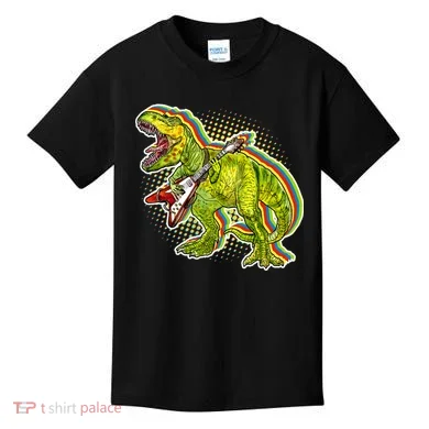 Rockin T-Rex Kids T-Shirt