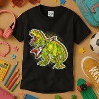 Rockin T-Rex Kids T-Shirt thumb 3