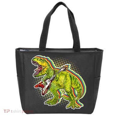 Rockin T-Rex Tote Bag