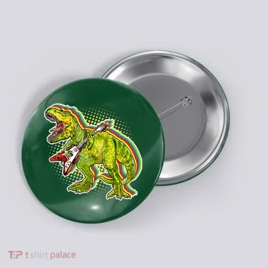 Rockin T-Rex Button