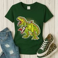 Rockin T-Rex Women's T-Shirt thumb 3